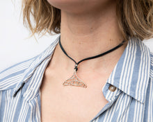 Load image into Gallery viewer, Nancy Miller x Whale Trust Whale Tail Necklace in Argentium Silver